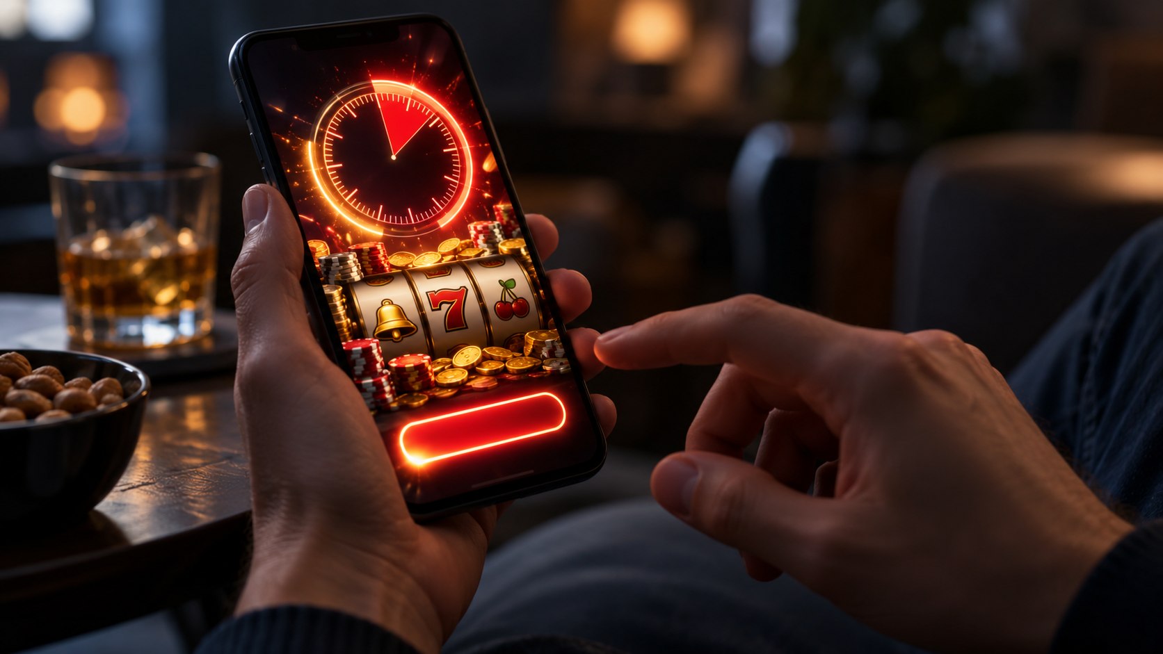 Urgency countdown shown on a generic casino promotion