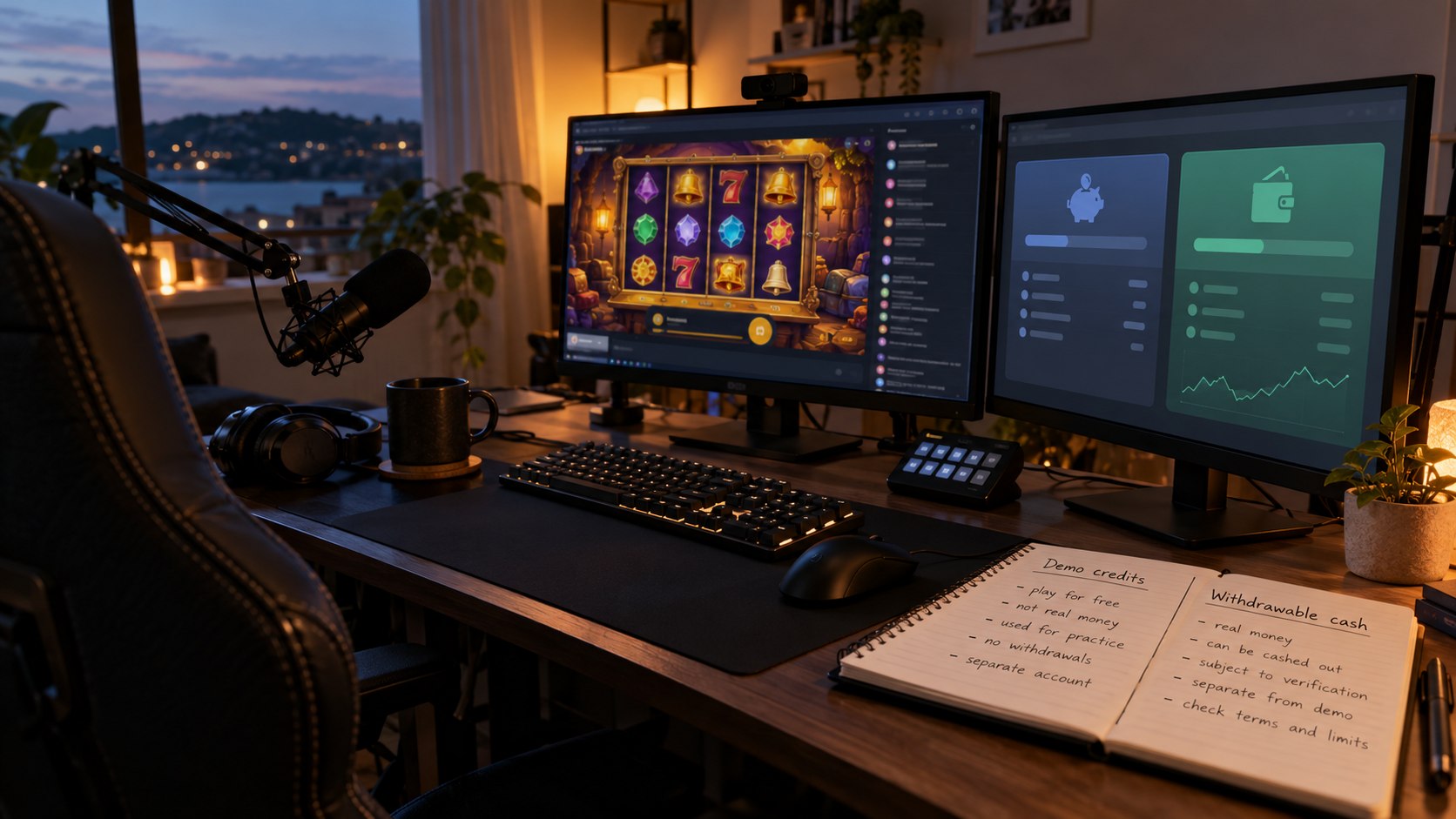 Demo Balances in Casino Streams